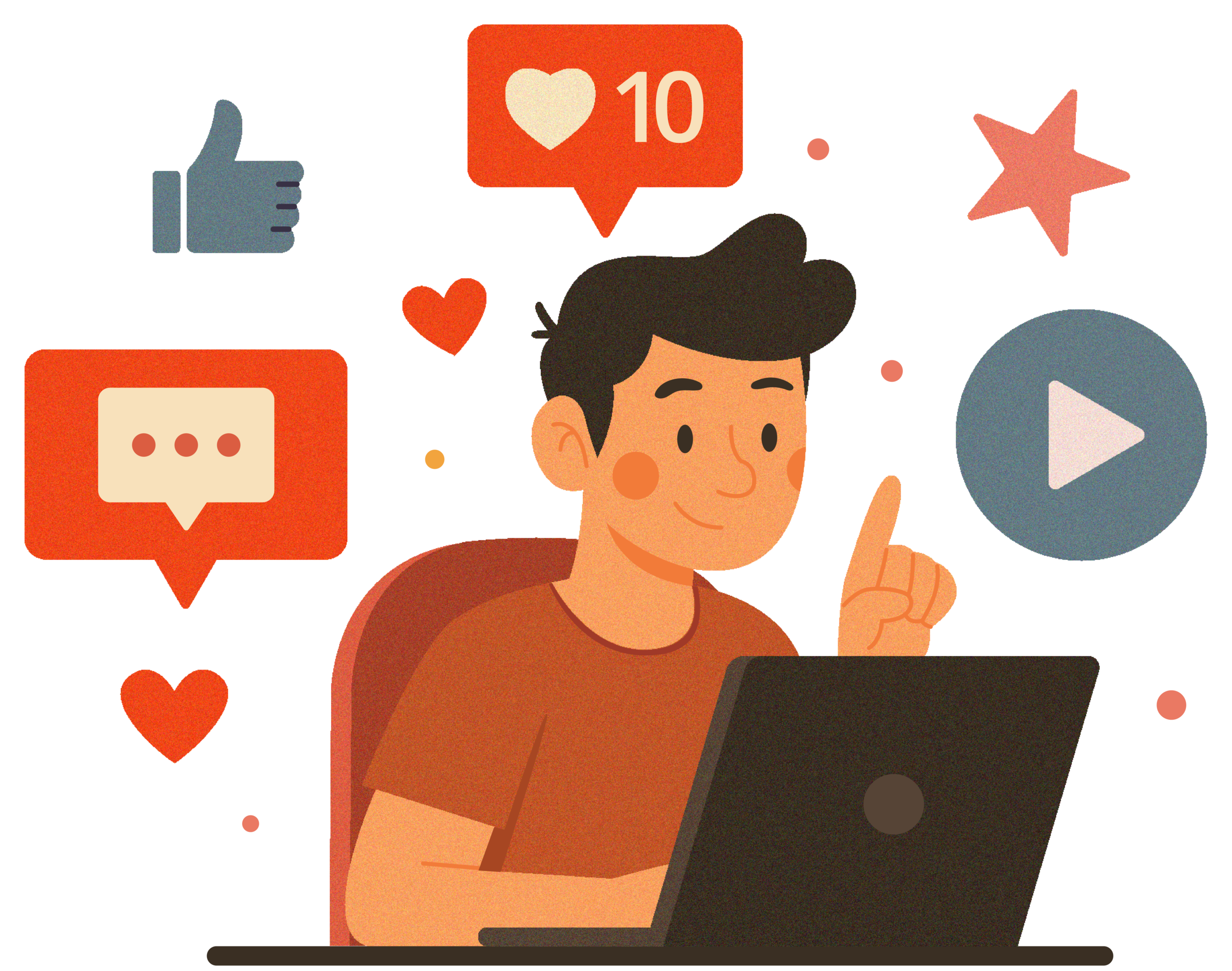 A man calculates his exposure rate on social media CS6